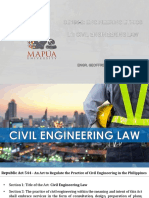 Civil Engineering Law Regulates Practice in Philippines