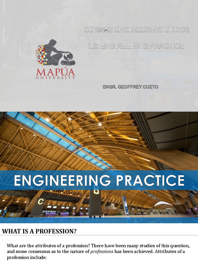 Understanding Engineering as a Profession | PDF | Engineer | Request ...