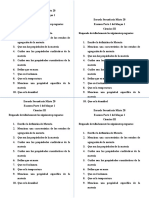 Examen Parte 1 Bloque 1 Ciencias III