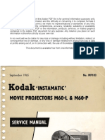 Kodak - Projector - M60-L &amp M60-P - Service ... - Cine Information