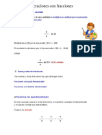 Operaciones Con Fracciones