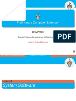 Preliminary Computer Science I: COMP0001