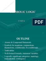 Unit 6 - Symbolic Logic