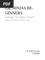 NEW LiL Ninjas Beginners Rotating Curriculum Course B