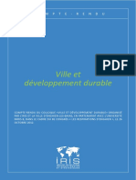 2012 10 26 CR Ville Et Dveloppement Durable