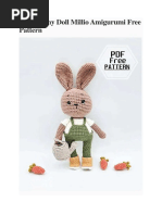 PDF Bunny Doll Millio Amigurumi Free Pattern
