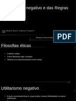 Utilitarismo Negativo e Das Regras