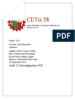 Cetis 58: Act8 - U1 Investigación Onu