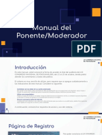 PSICOANÁLISIS-Manual Del Ponente y Moderador