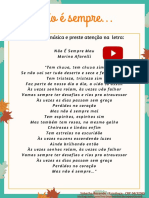 Não É Sempre... : Ouça Essa Música e Preste Atenção Na Letra