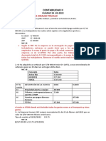 Análisis de casos prácticos de contabilidad II según NIC