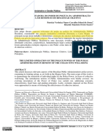 Ap1 - Texto - A Atuação Limitadora Do Poder de Polícia Da Administração Pública