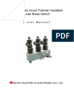 06 - 24kV Pole Mount Solid Dielectric Load Break Switch