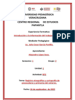 Act. 3 Producto 2 y 3 - Registro Etnográfico y Cartografía de Preescolares y Primarias Del Entorno.