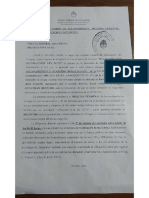 Solicitud de allanamiento Juzgado Federal Concepción del Uruguay