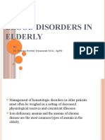 Blood Disorders in Geriatric