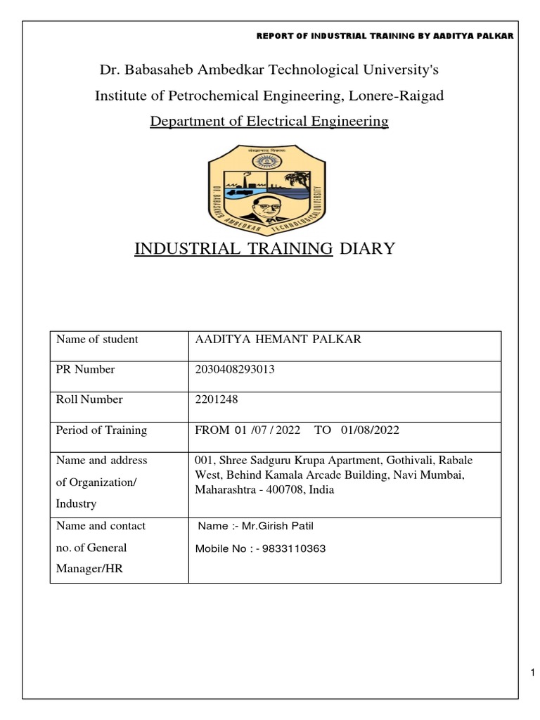 industrial-training-diary-pdf-electric-power-transmission-transformer