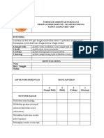 Form Observasi Psikologi Peserta Didik Baru