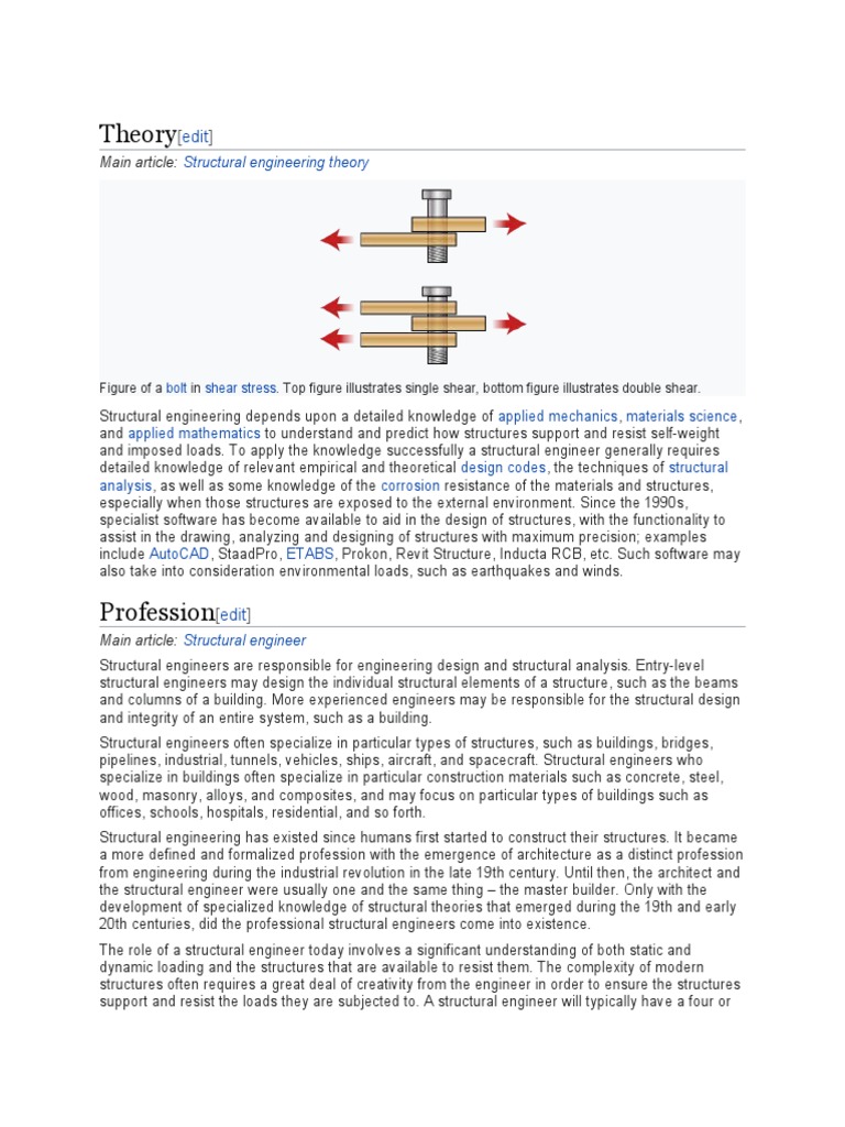 Structural Engineering Overview and Specializations | PDF | Structural ...