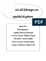 El Ejercicio Del Liderazgo Con Equidad de Género