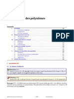 Arithmetique Des Polynomes Cours