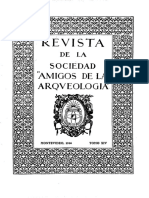 Revista de La Sociedad Amigos de La Arqueología Tomo Xiv 1956