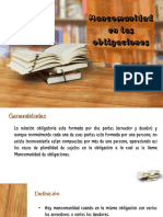 Obligaciones Mancomunadas