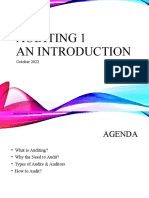 Auditing 1 Intro (Lecture) (Student)