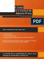 Presentación Registro y Control de Materia Prima