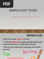 Simple Past Past Continuous Tense