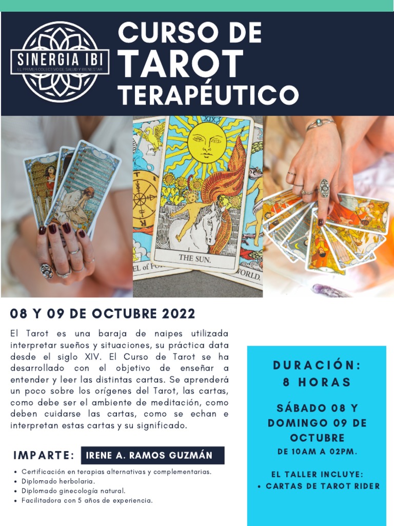 Curso De Tarot Terapéutico Sinergia Ibi Descargar Gratis Pdf Tarot