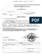 Aaron Swartz Arrest Warrant