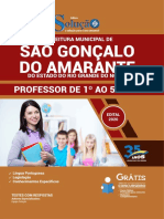 Apostila Prefeitura de S o Gon Alo Do Amarante - RN 2019 - Professor de 1 Ao 5 Ano PDF