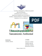 Informe de Educación para La Salud