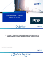 Higiene Postural y Manejo de Cargas