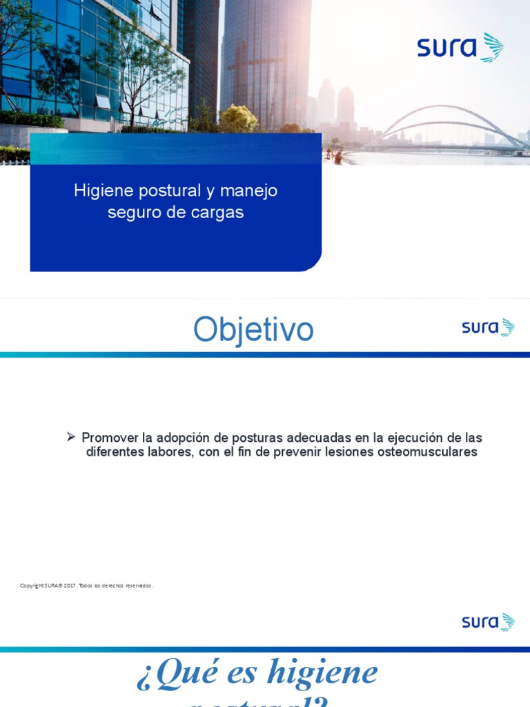 Higiene Postural y Manejo de Cargas | PDF | Dolor lumbar | Enfermedades ...