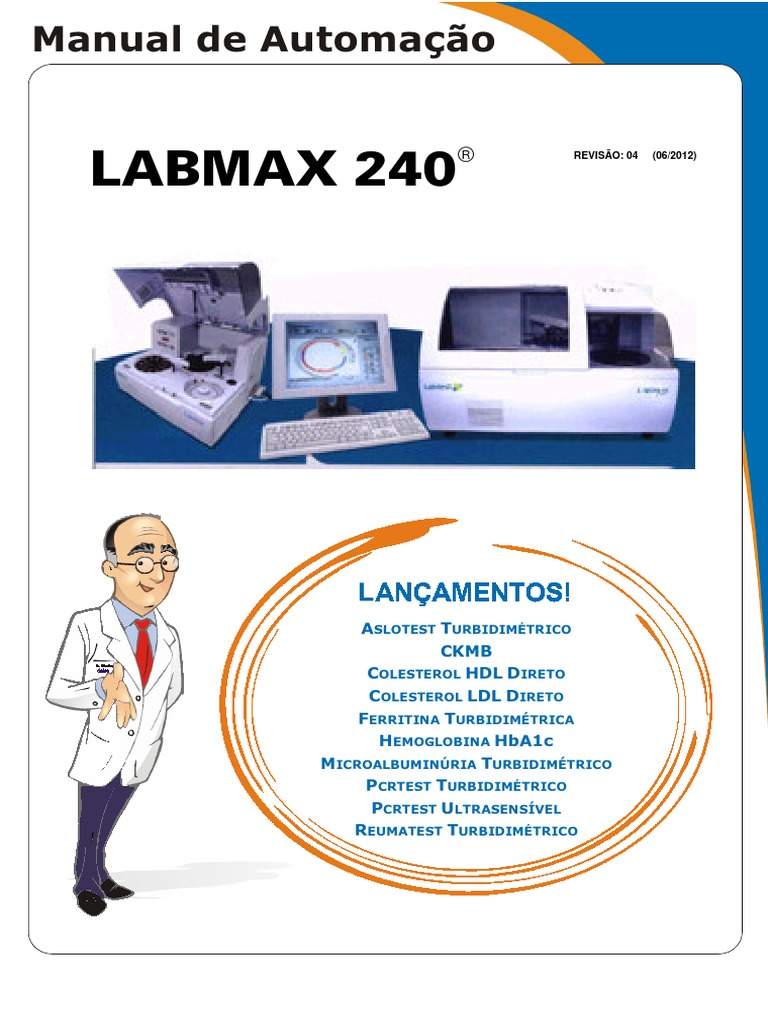 Labmax 240 Rev-04 06-2012 | Download grátis PDF | Bioquímica | Química