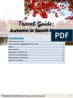 Autumn in South Korea Travel Guide and Itinerary 1