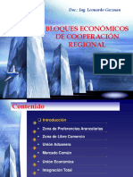 Bloques Economicos de Cooperacion Regional
