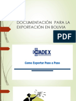 7.-Requisitos para La Exportación en Bolivia