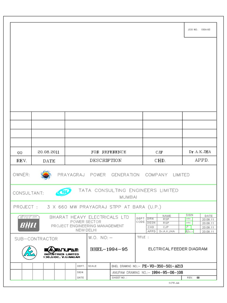 EOT Crane Electrical Wiring Diagram | PDF | Mains Electricity ...