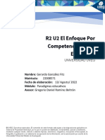 Reto 2. - El Enfoque Por Competencias en La Educación