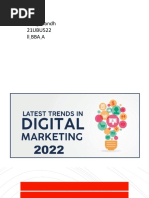 Digital Marketing Trends in 2022