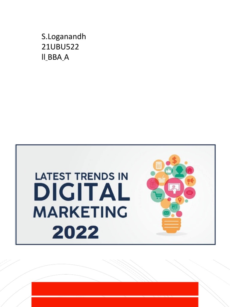 2022 Digital Marketing Trends Overview | PDF | Digital Marketing ...