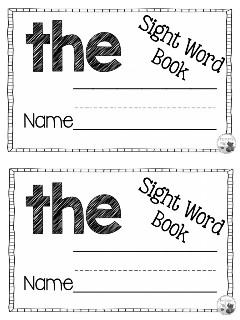 Sight Word Bookthe | PDF | Communication