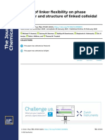 Effects of Linker Flexibility On Phase Behavior and Structure of Linked Colloidal Gels