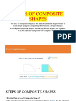 Calculate the area of composite shapes