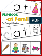 Flip Book CVCWordsat Family