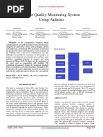 Water Quality Monitoring System Using Arduino: Keywords