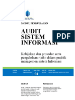 Modul Audit Sistem Informasi [TM4]